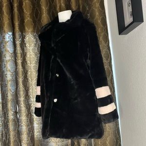 Faux fur coat
